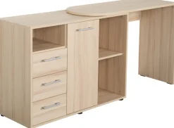 VOGL Möbelfabrik Schreibtisch »1246 mit schwenkbarer Tischplatte« platzsparend, Breite 98-149 cm, Made in Germany