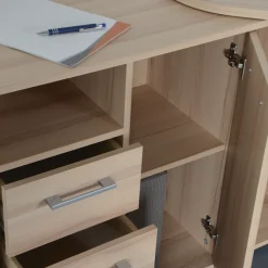 VOGL Möbelfabrik Schreibtisch »1246 mit schwenkbarer Tischplatte« platzsparend, Breite 98-149 cm, Made in Germany