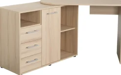 VOGL Möbelfabrik Schreibtisch »1246 mit schwenkbarer Tischplatte« platzsparend, Breite 98-149 cm, Made in Germany