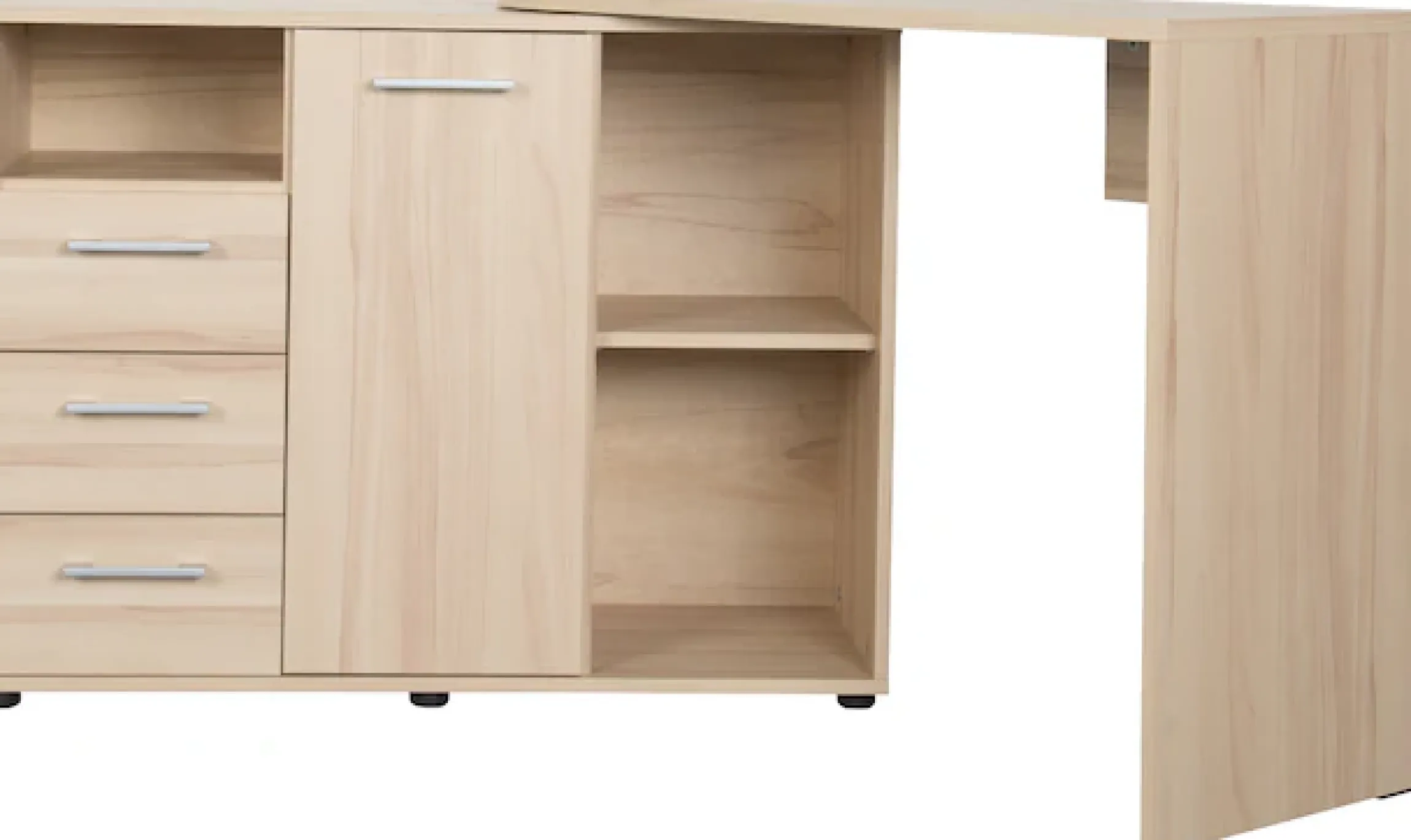 VOGL Möbelfabrik Schreibtisch »1246 mit schwenkbarer Tischplatte« platzsparend, Breite 98-149 cm, Made in Germany