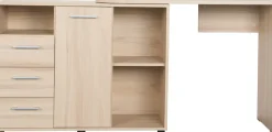 VOGL Möbelfabrik Schreibtisch »1246 mit schwenkbarer Tischplatte« platzsparend, Breite 98-149 cm, Made in Germany