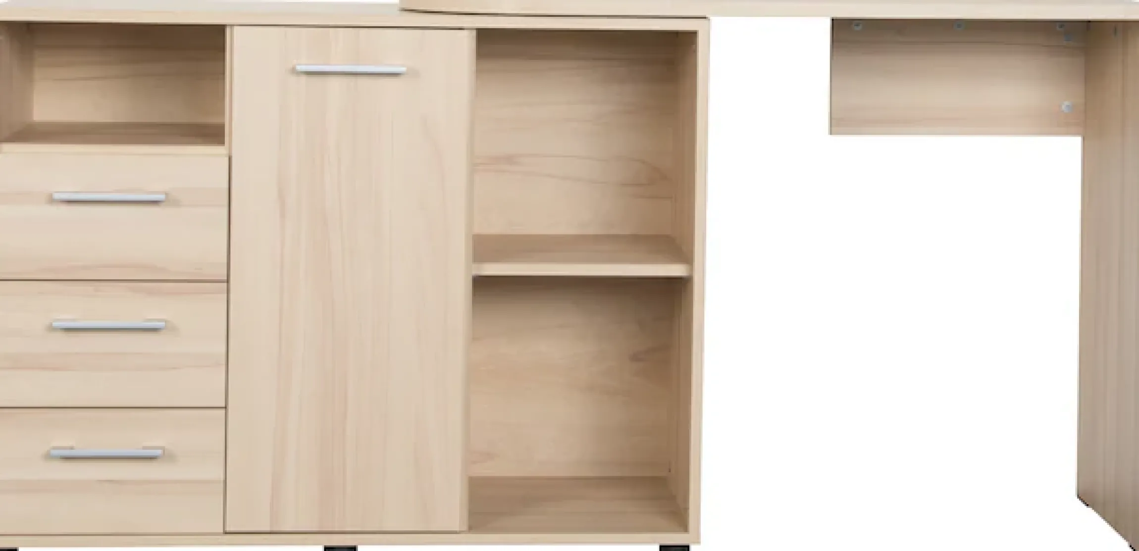 VOGL Möbelfabrik Schreibtisch »1246 mit schwenkbarer Tischplatte« platzsparend, Breite 98-149 cm, Made in Germany