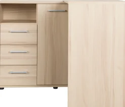 VOGL Möbelfabrik Schreibtisch »1246 mit schwenkbarer Tischplatte« platzsparend, Breite 98-149 cm, Made in Germany
