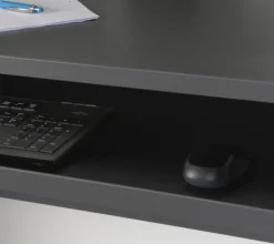 VOGL Möbelfabrik Schreibtisch »Barrie mit 2-farbigem Tastaturauszug« in 2 Breiten, 2,5 cm Tischplattenstärke, Made in Germany
