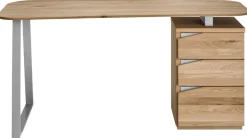 VOGL Möbelfabrik Schreibtisch »Erik« mit Schweizer Kante, teilmassiv, Breite 150 cm, Made in Germany