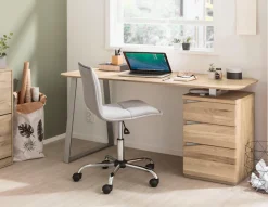 VOGL Möbelfabrik Schreibtisch »Erik« mit Schweizer Kante, teilmassiv, Breite 150 cm, Made in Germany