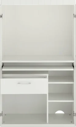VOGL Möbelfabrik Sekretär »Niklas« PC-Schrank, Home Office, Maße 80x50x138 cm, Made in Germany