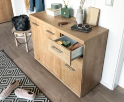 VOGL Möbelfabrik Sideboard »Sunny« mit 3 Türen und 2 Schubkästen