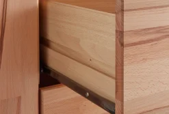 VOGL Möbelfabrik Vitrine in 2 versch. Breiten, mit viel Stauraum, teilmassiv