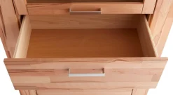 VOGL Möbelfabrik Vitrine in 2 versch. Breiten, mit viel Stauraum, teilmassiv