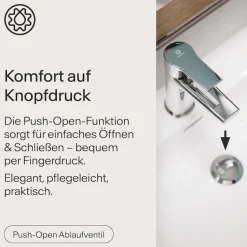WASSERWERK Waschtischarmatur »WT 13« inkl. Popup, wassersparend