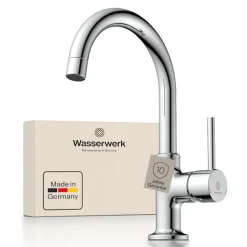 WASSERWERK Waschtischarmatur »WT 14« inkl. Popup, 360° schwenkbar, geräuscharm, wassersparend