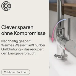 WASSERWERK Waschtischarmatur »WT 14« inkl. Popup, 360° schwenkbar, geräuscharm, wassersparend
