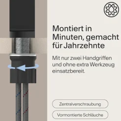 WASSERWERK Waschtischarmatur »WT 15« inkl. Popup, wassersparend
