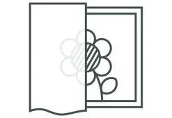Weckbrodt Türvorhang »Adria« Stangendurchzug 1 Stk. tlg. Jacquard, strukturiert, halbtransparent, floral,gebogt, Gardine, Store
