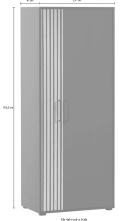 welltime Aktenschrank »Hank, Aktenschrank, Made in Germany, B: 65 cm« Solide Verarbeitung - Dieses Produkt ist in Deutschland gefertigt