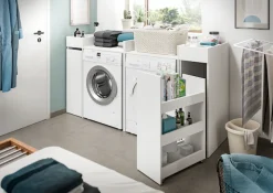 welltime Anbauregal »FALAS,Höhe 101cm, Apothekerauszug, 3 offene Ablagefächer« in verschiedenen Farben erhältlich, 1 Stk. tlg.