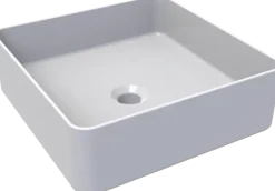 welltime Aufsatzwaschbecken »QUADRINO« NANO Glasur