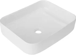 welltime Aufsatzwaschbecken »Vicenza« Rechteckig, Breite 58 cm, Tiefe 46 cm, Becken, Waschbecken