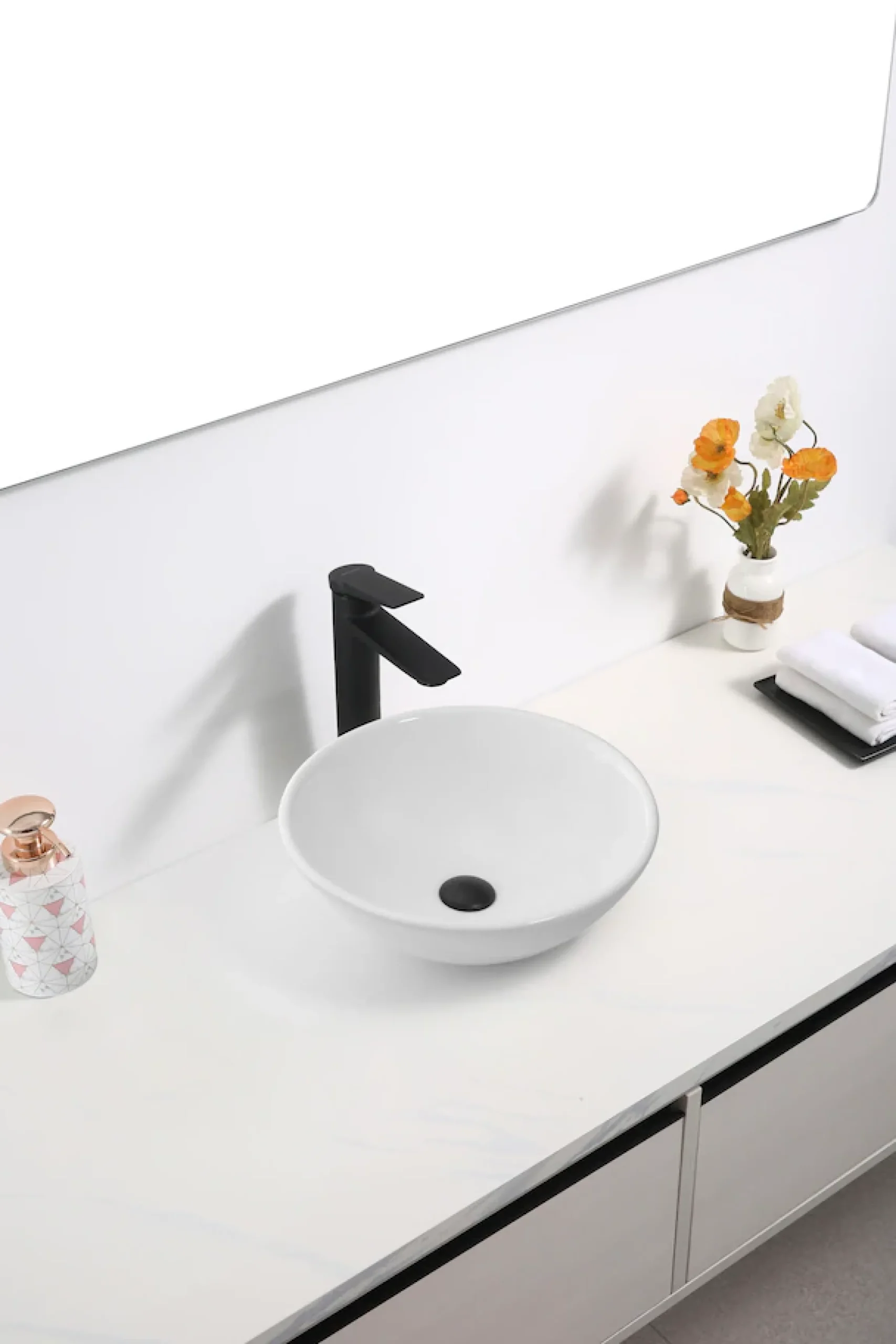 welltime Aufsatzwaschbecken »Rondino« 42cm Durchmesser bei 16cm Höhe