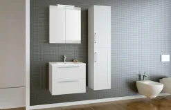 welltime Badezimmerspiegelschrank »Serena Retro« FSC®-zertifiziertes Material, Breite 61,5 cm, mit LED-Beleuchtung