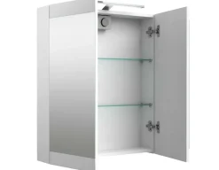 welltime Badezimmerspiegelschrank »Serena Retro« FSC®-zertifiziertes Material, Breite 61,5 cm, mit LED-Beleuchtung