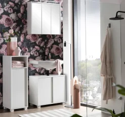 welltime Badezimmerspiegelschrank »Dex, Spiegelschrank, Made in Germany, B: 65 cm« Solide Verarbeitung - Dieses Produkt ist in Deutschland gefertigt