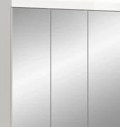welltime Badezimmerspiegelschrank »SIENA, Breite 80 cm, 3 Spiegeltür, 6 Einlegeböden, 9 Fächer« Badmöbel, Badschrank, Schrank, Bad, Spiegel, Hängespiegel, Badspiegel