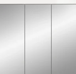 welltime Badezimmerspiegelschrank »SIENA, Breite 80 cm, 3 Spiegeltür, 6 Einlegeböden, 9 Fächer« Badmöbel, Badschrank, Schrank, Bad, Spiegel, Hängespiegel, Badspiegel