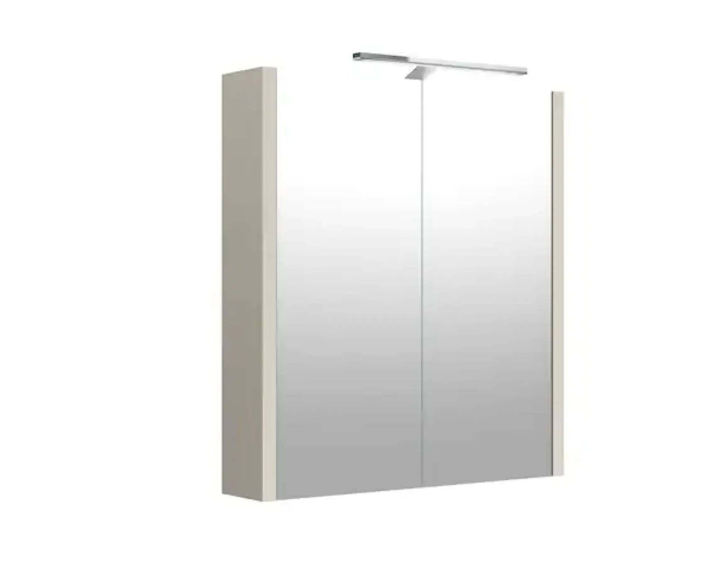 welltime Badezimmerspiegelschrank »Joy, Badmöbel, mit Beleuchtung, Wandmontage« mit Spiegeltüren und LED, IP 44, FSC®-zertifiziert