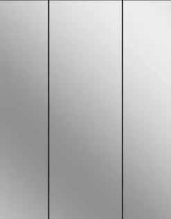 welltime Badezimmerspiegelschrank »LUCCA, Breite 60cm, 3 Spiegeltüren, 9 Fächer, 6 Fachböden« Badmöbel, Badschrank, Schrank, Wandschrank, Bad, Badezimmer
