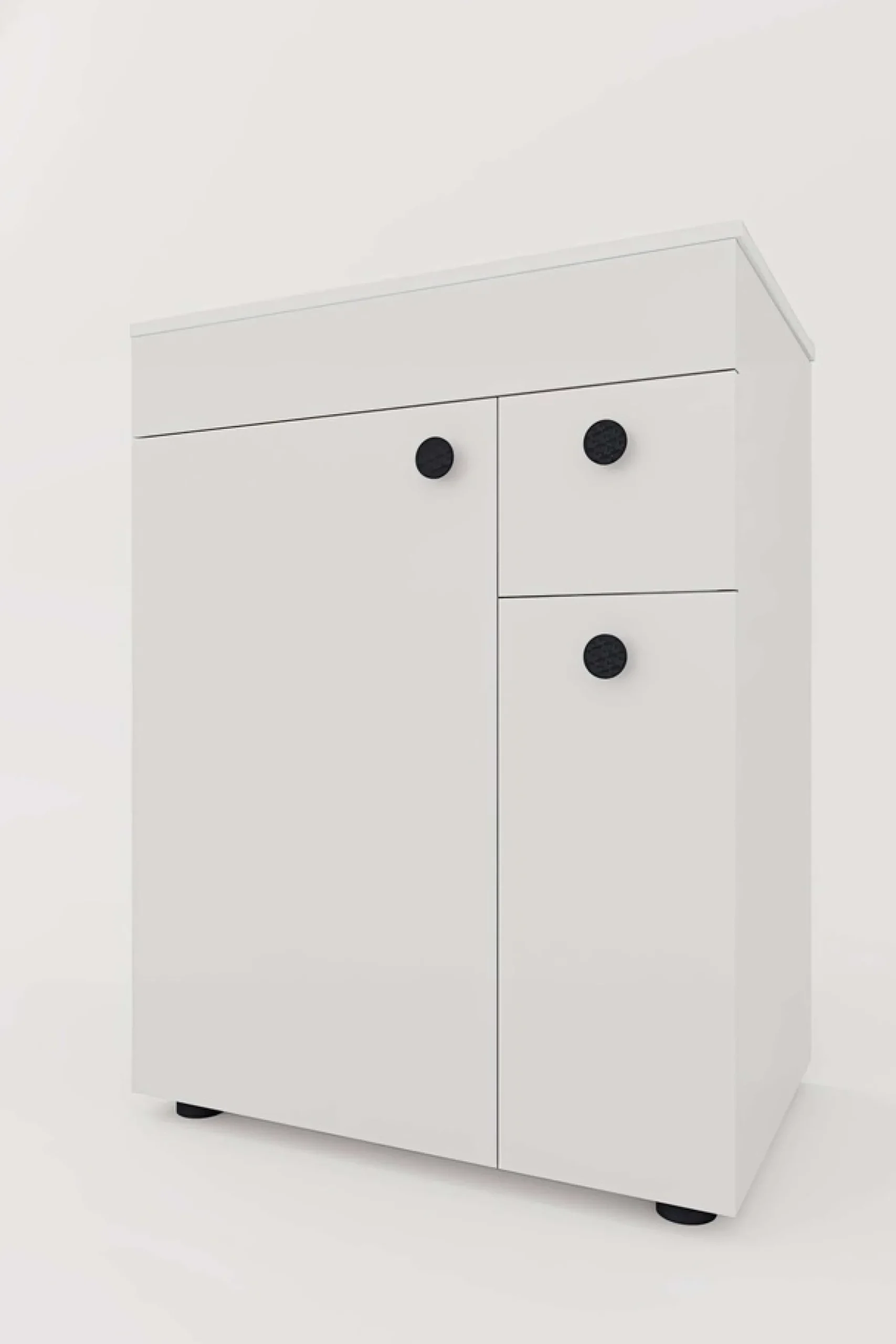 welltime Badmöbel-Set »Badmöbel-Set Braga, Schrank mit Waschbecken, Hängeschrank und Spiegel«