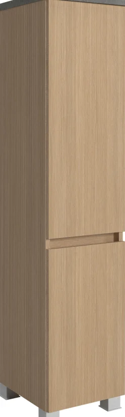 welltime Badmöbel-Set »EIXO, Set aus Spiegelschrank, Unterbeckenschrank und Midischrank«