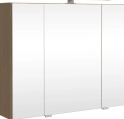 welltime Badmöbel-Set »EIXO, 5tlg.-Set: Spiegelschrank, Waschtisch und Beimöbel«