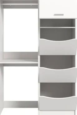 welltime Badmöbel-Set »FALAS,2-teilig, Hauswirtschaftsraum Set, Breite 126 cm« Set, bestehend aus: 1x Waschmaschinenumbauschrank & 1x Wäscheschrank, 2 Stk. tlg.
