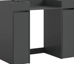 welltime Badmöbel-Set »FALAS,3-teilig, Hauswirtschaftsraum Set, Breite 124 cm« Set, bestehend aus: Waschmaschinenumbauschrank und 2x Standregal, 3 Stk. tlg.