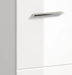 welltime Badmöbel-Set »FLORENZ,2-teilige Badkombination, hochwertige MDF-Front« Set, bestehend aus: 1 Waschbeckenunterschrank, 1 Spiegelschrank, 2 Stk. tlg.