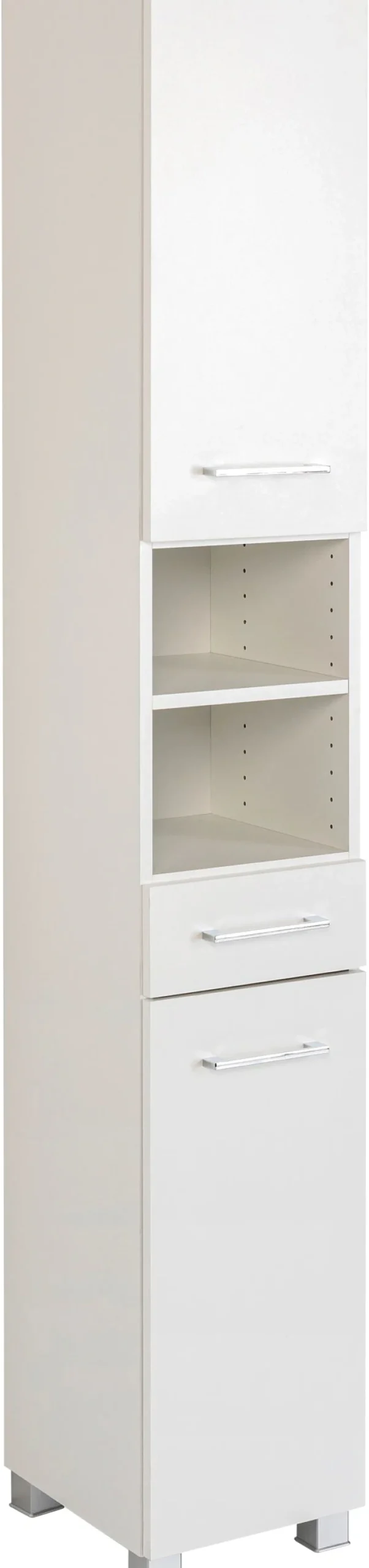 welltime Badmöbel-Set »Litica, Breite 155 cm, hochwertige Rillenfräsung, Metallkufen« 3 Stk. tlg.