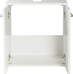 welltime Badmöbel-Set »Litica, Breite 120 cm, hochwertige Rillenfräsung, Metallkufen« 3 Stk. tlg.