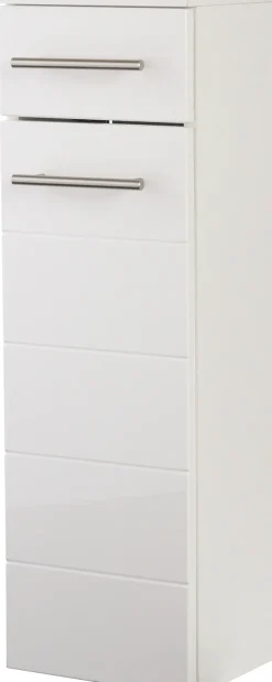 welltime Badmöbel-Set »Litica, Breite 120 cm, hochwertige Rillenfräsung, Metallkufen« 3 Stk. tlg.