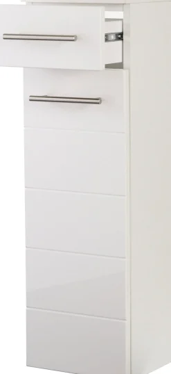 welltime Badmöbel-Set »Litica, Breite 120 cm, hochwertige Rillenfräsung, Metallkufen« 3 Stk. tlg.