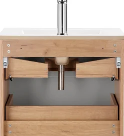 welltime Badmöbel-Set »Lund Badmöbel Set Badschrank Badezimmerset«