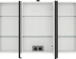 welltime Badmöbel-Set »SALVADA, 5tlg-Set, gedämpfte Scharniere, Softclose, Keramikbecken« Maße (B/T/H): 180/47,5/200 cm,