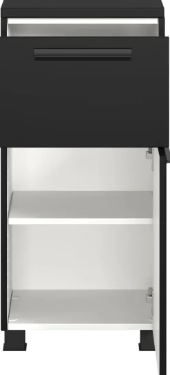 welltime Badmöbel-Set »SALVADA, 5tlg-Set, gedämpfte Scharniere, Softclose, Keramikbecken« Maße (B/T/H): 180/47,5/200 cm,