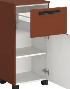 welltime Badmöbel-Set »SALVADA, 5tlg-Set, gedämpfte Scharniere, Softclose, Keramikbecken« Maße (B/T/H): 180/47,5/200 cm,