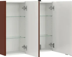 welltime Badmöbel-Set »SALVADA, 2tlg-Set, gedämpfte Scharniere, Softclose, Keramikbecken« Maße (B/T/H): 100/47,5/200 cm,