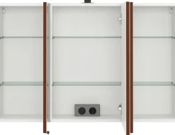 welltime Badmöbel-Set »SALVADA, 2tlg-Set, gedämpfte Scharniere, Softclose, Keramikbecken« Maße (B/T/H): 100/47,5/200 cm,