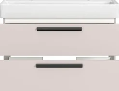 welltime Badmöbel-Set »SALVADA, 2tlg-Set, gedämpfte Scharniere, Softclose, Keramikbecken« Maße (B/T/H): 100/47,5/200 cm,