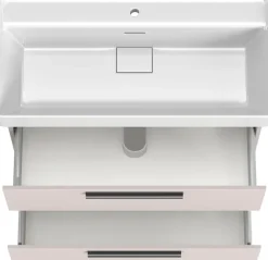 welltime Badmöbel-Set »SALVADA, 3tlg-Set, gedämpfte Scharniere, Softclose, Keramikbecken« Maße (B/T/H): 140/47,5/200 cm,