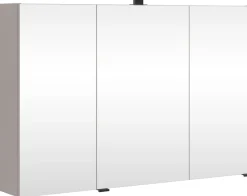 welltime Badmöbel-Set »SALVADA, 3tlg-Set, gedämpfte Scharniere, Softclose, Keramikbecken« Maße (B/T/H): 140/47,5/200 cm,